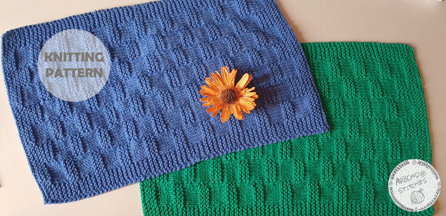 CLASSIC PLACEMAT (Digital Knitting Pattern) / Simple Pattern / Digital Knitting Pattern