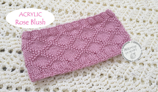 KAIMANA HEADBAND / Acrylic Ear Warmer / Handmade in Canada