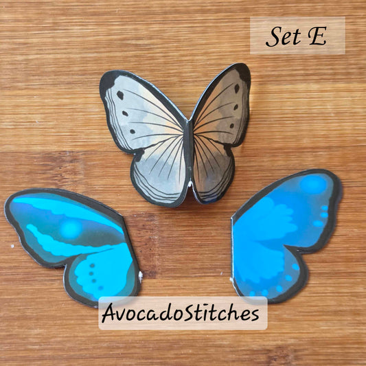 BUTTERFLIES – 3 Pieces / Magnetic Bookmarks