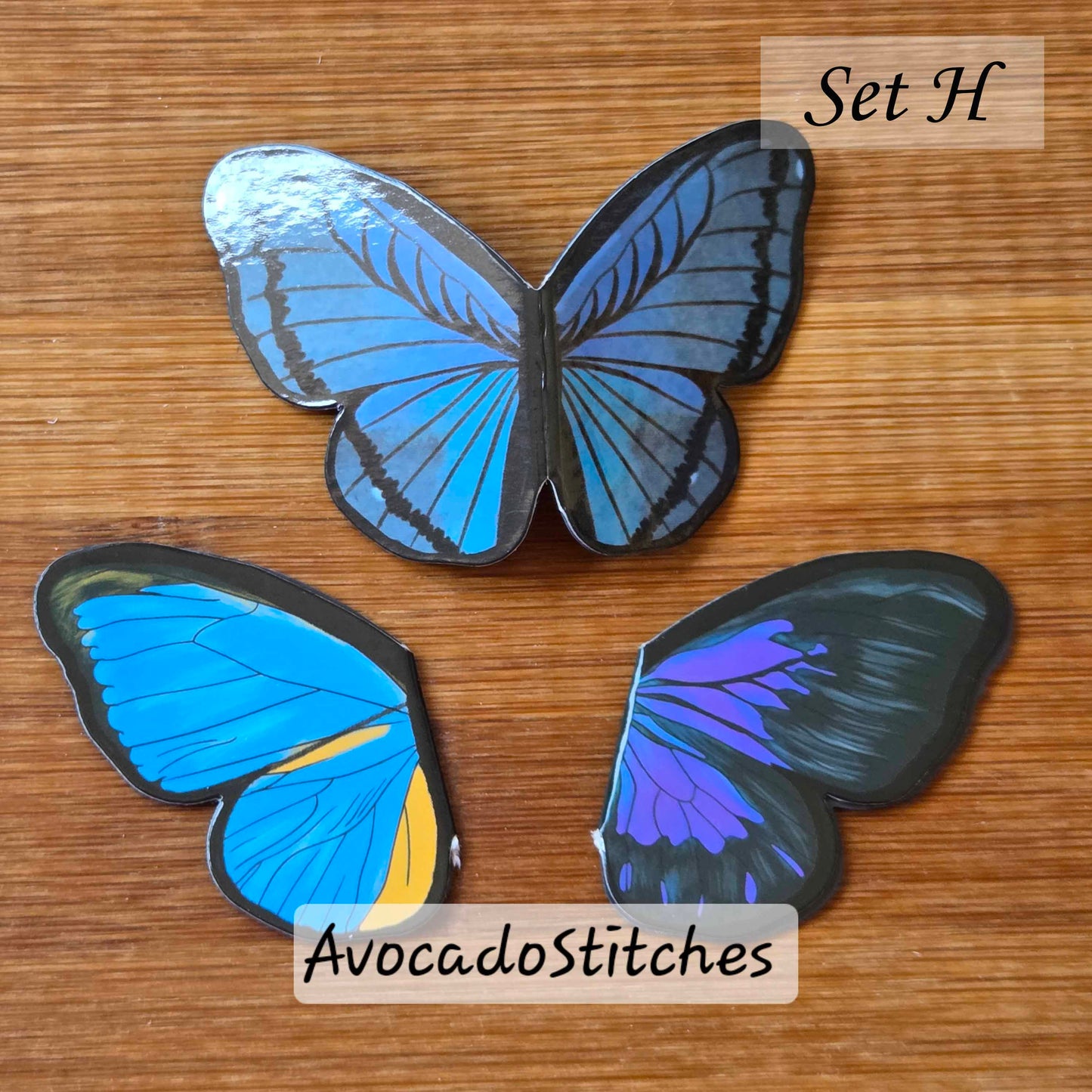 BUTTERFLIES – 3 Pieces / Magnetic Bookmarks
