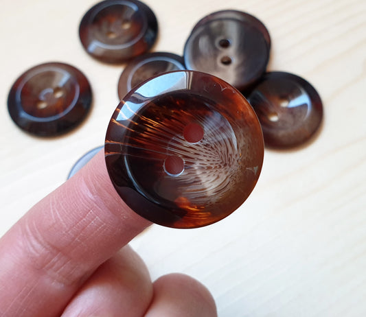 CHOCOLATE SUNDAE / 18mm / Resin Buttons / Sewing Buttons