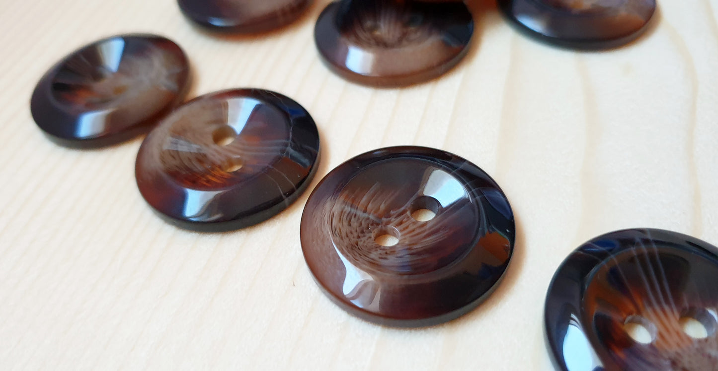 CHOCOLATE SUNDAE / 18-28 mm / Resin Buttons / Sewing Buttons