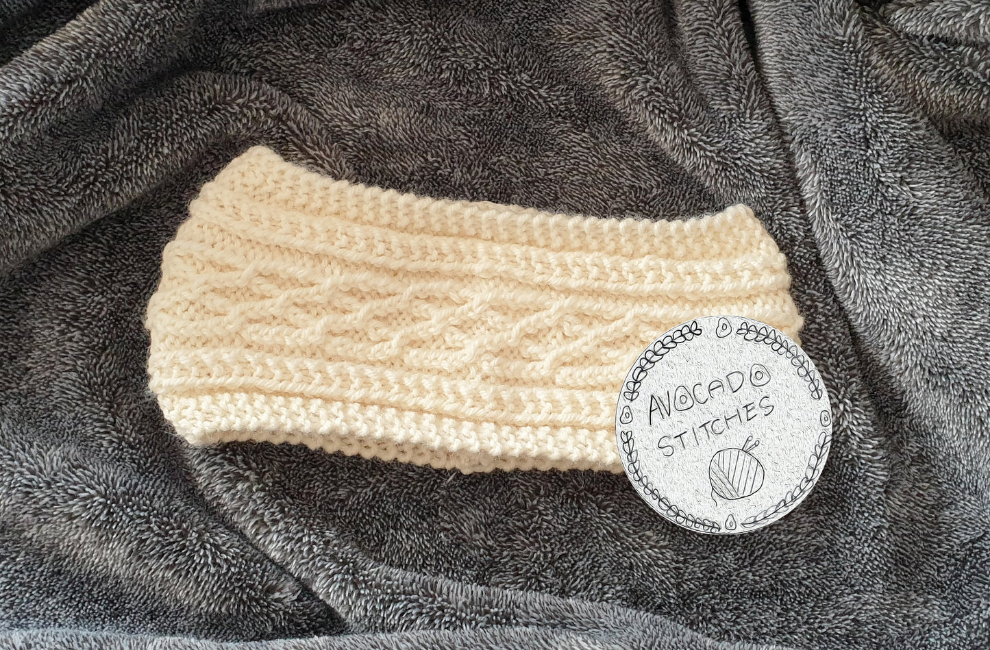CATELYN HEADBAND / Wool Blend Ear Warmer / Handmade in Canada