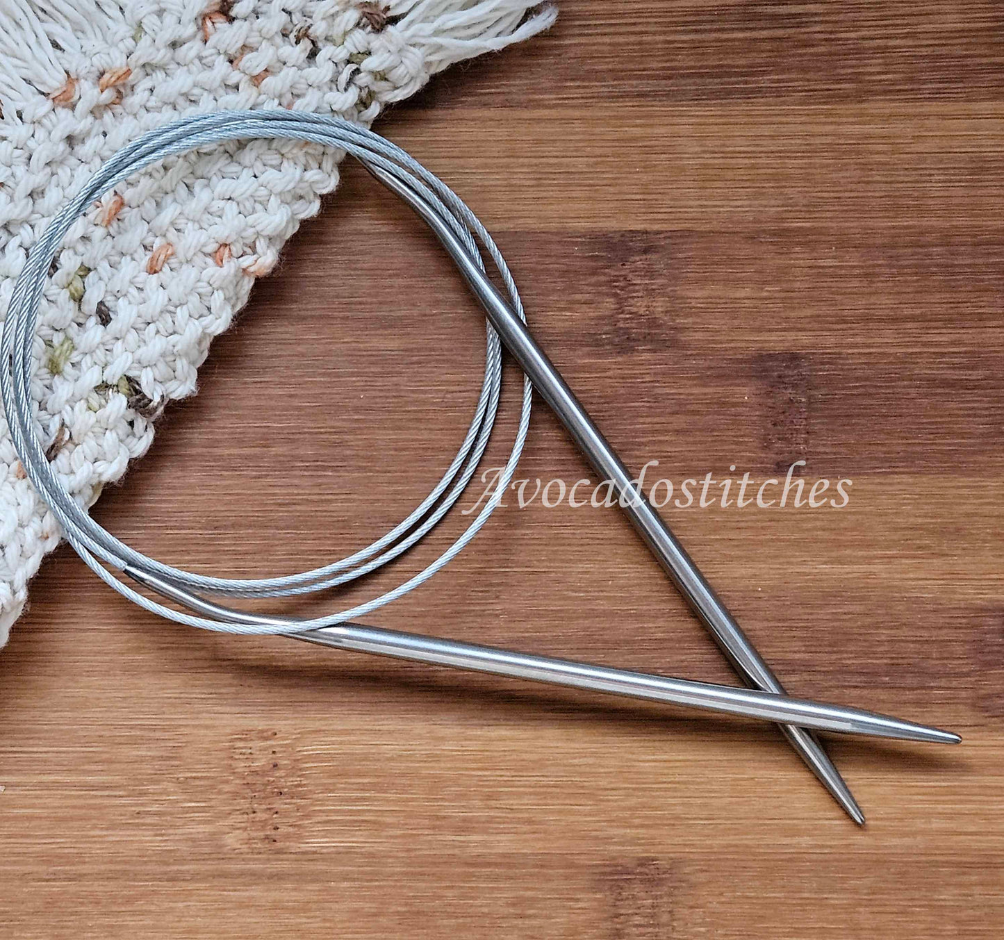 CIRCULAR KNITTING NEEDLES / 120cm / Lightweight Stainless Steel Knitting Needles