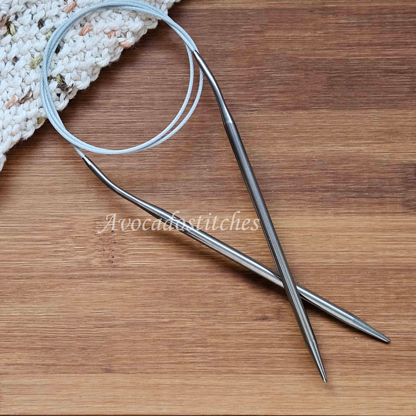 CIRCULAR KNITTING NEEDLES / 80cm / Lightweight Stainless Steel Knitting Needles