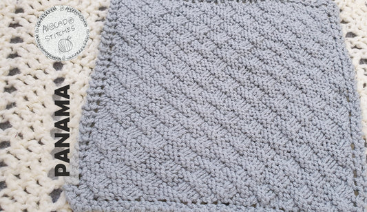 PANAMA WASHCLOTH (Digital Knitting Pattern) / Simple Pattern / Digital Knitting Pattern