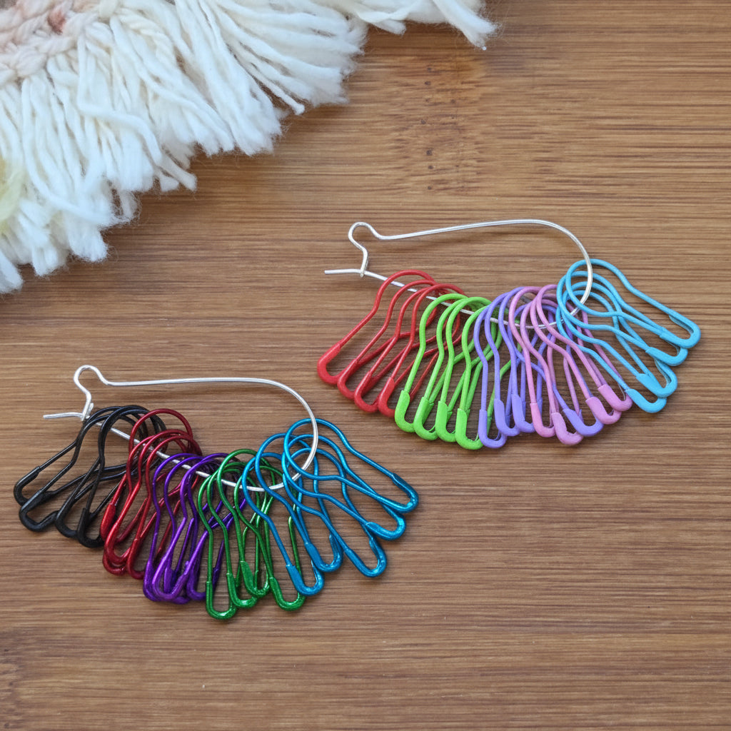 DREAM & DAZZLE Bulb Pins / 40 pcs / Removable Stitch Markers / Knitting Crochet Notions