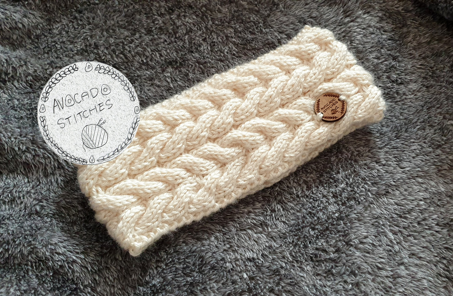 ENDLESS LOVE HEADBAND / Acrylic Ear Warmer / Handmade in Canada