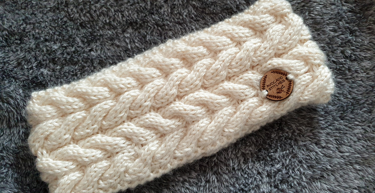 ENDLESS LOVE HEADBAND / Acrylic Ear Warmer / Handmade in Canada