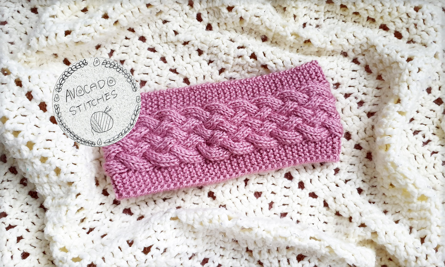 ETERNITY HEADBAND / Acrylic Ear Warmer / Handmade in Canada
