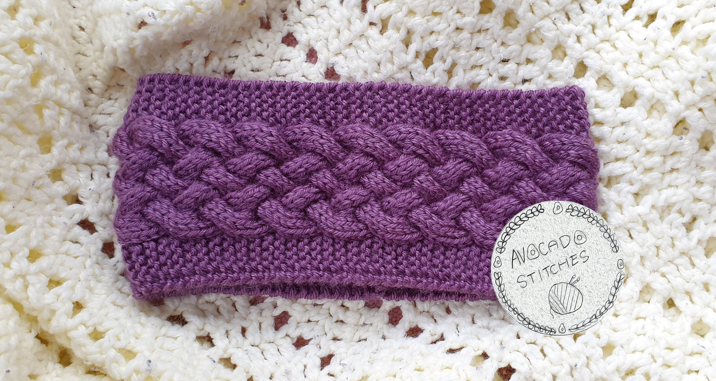 ETERNITY HEADBAND / Acrylic Ear Warmer / Handmade in Canada