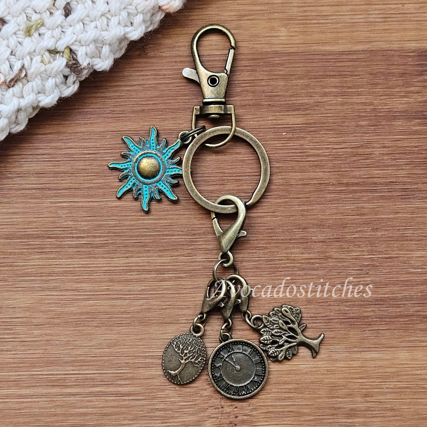 ECHOES of NATURE Essential Emergency Knitting & Crochet Keychain Kit / Knitting Notion Kit