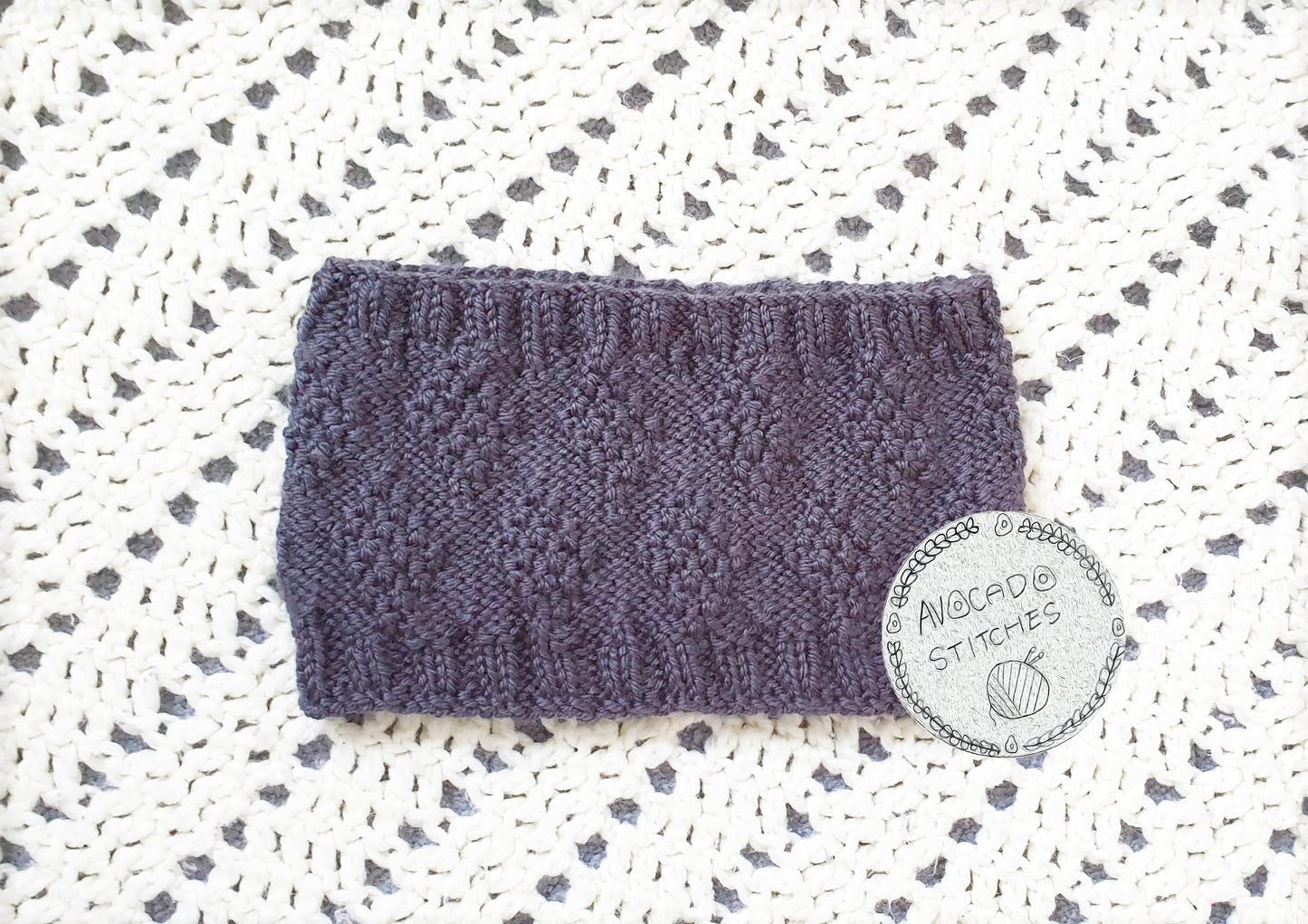 ELMAS HEADBAND - Charcoal Grey / Soft Acrylic Headband Ear Warmer / Handmade in Canada