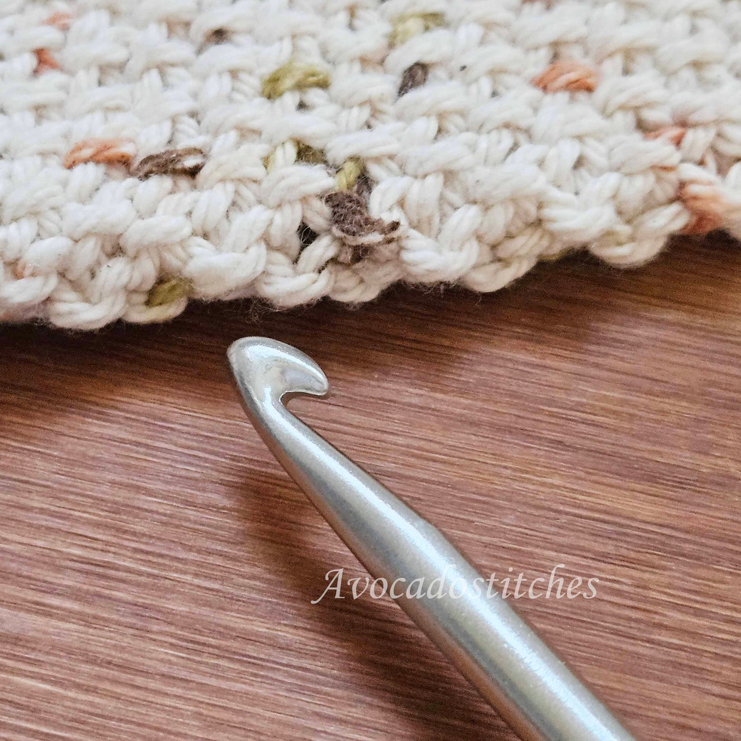 SUMMER BLOSSOM Crochet Hook / 15.5cm/6.25" / Aluminum Crochet Hook