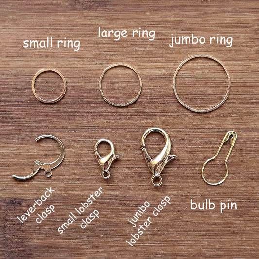 BLUE DAISY – 4 pieces / Knitting Crochet Stitch Markers with Stainless Steel Chain Holder / Notions