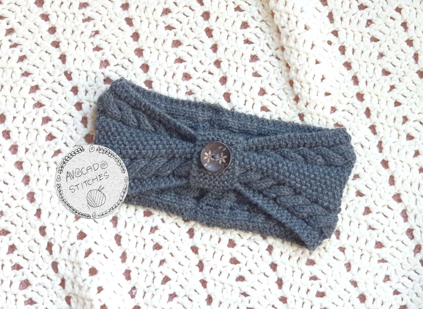 ZARA HEADBAND (Digital Knitting Pattern) / Simple Cable Ear Warmer Pattern / Digital Knitting Pattern / PDF Pattern