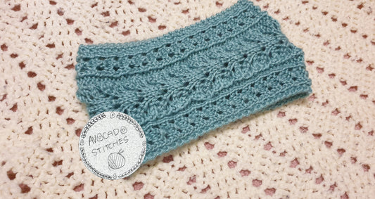 QUIET LAGOON HEADBAND/ Ear Warmer / Handmade in Canada