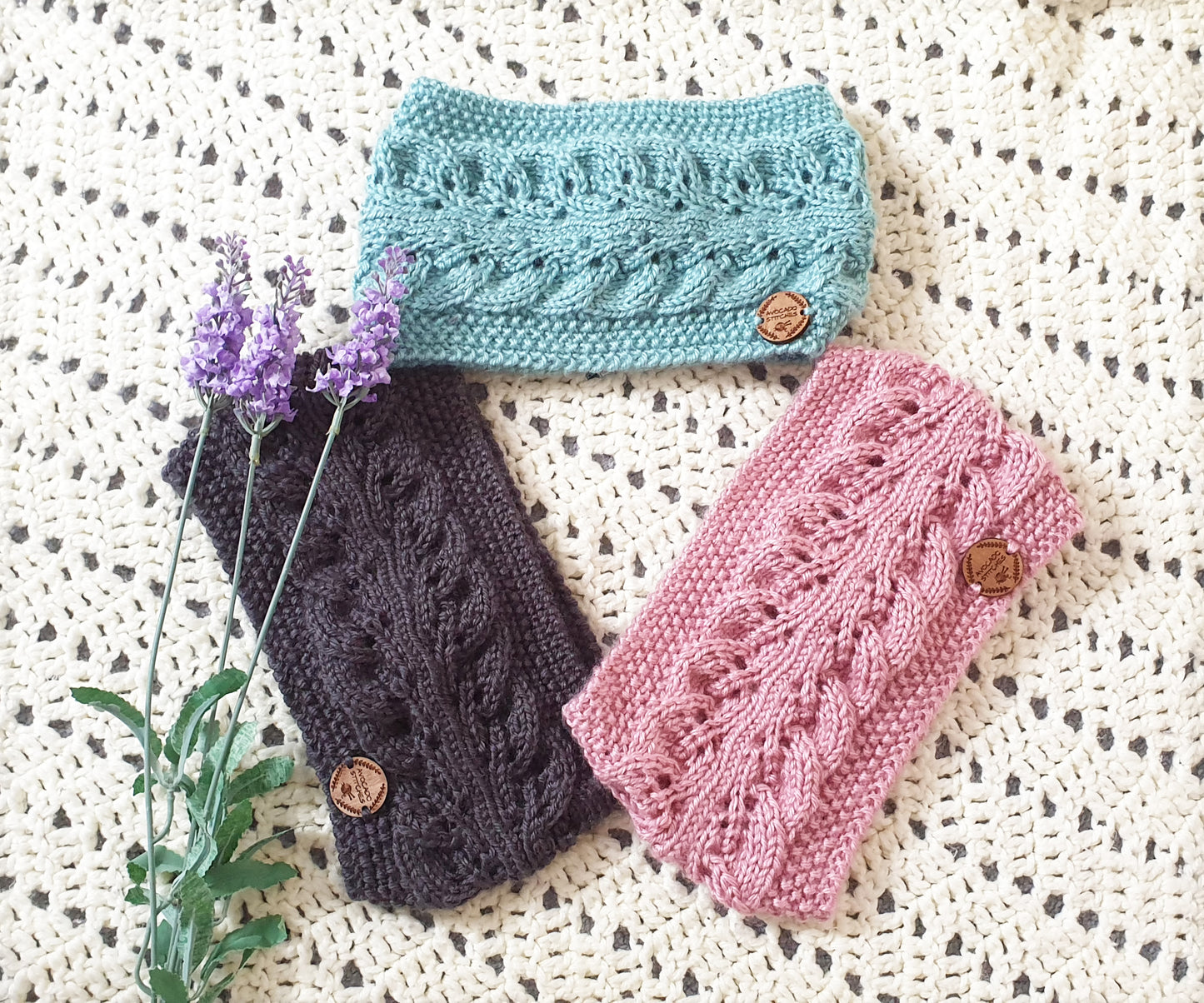 IVY HEADBAND / Acrylic Ear Warmer / Handmade in Canada