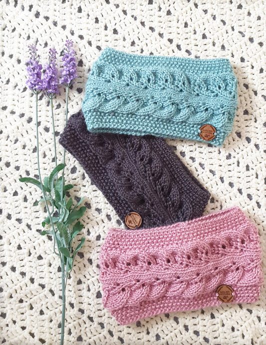 IVY HEADBAND / Acrylic Ear Warmer / Handmade in Canada