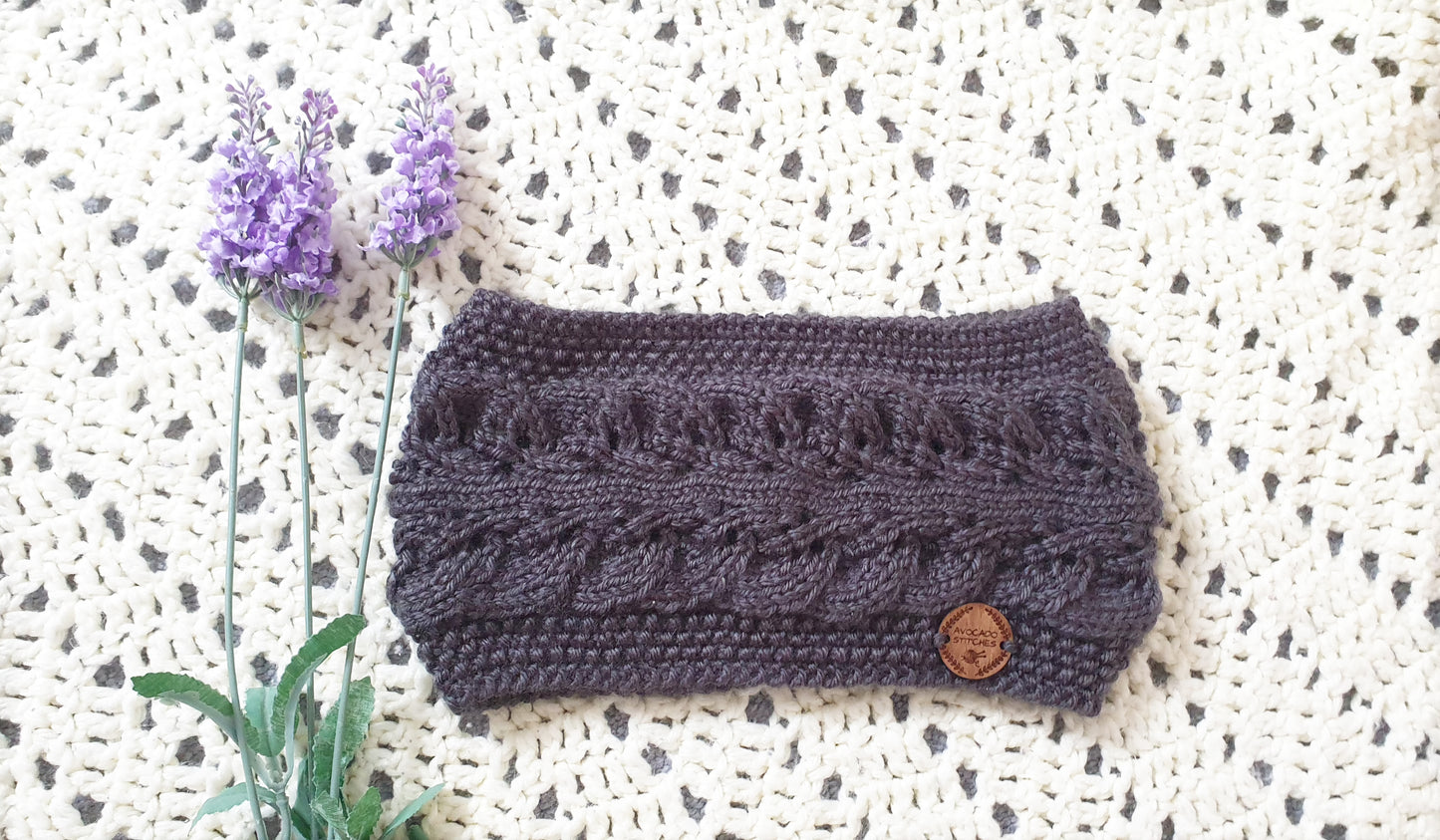 IVY HEADBAND / Acrylic Ear Warmer / Handmade in Canada