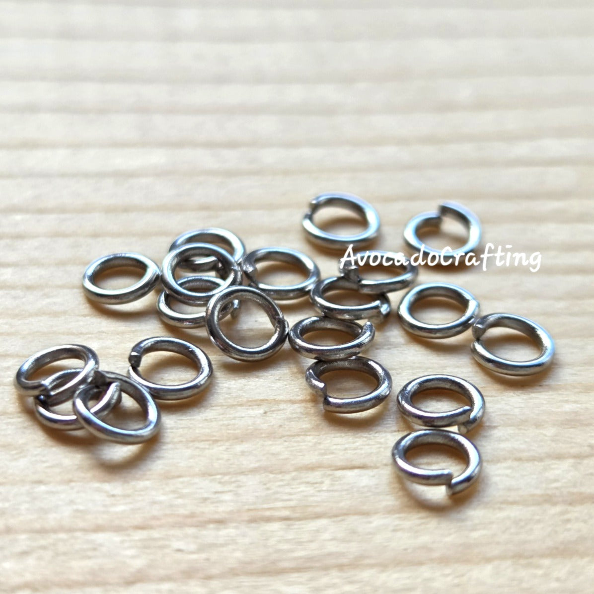 Open Jump Rings / 4*0.7mm / Stainless Steel / 100 pieces / Jewelry Making