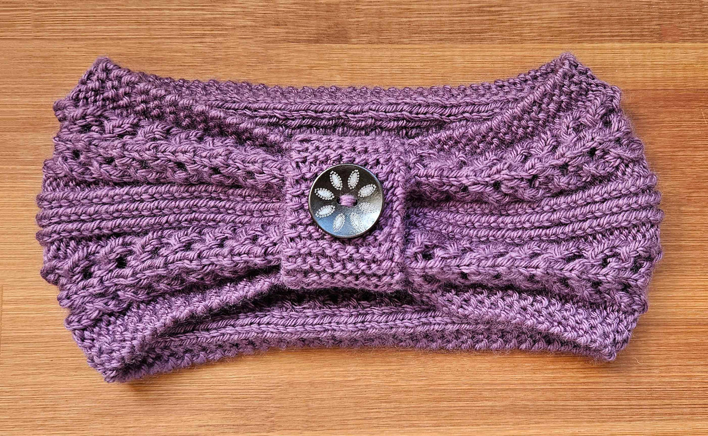 KEEVA HEADBAND (Digital Knitting Pattern) / Simple Slip Stitch Ear Warmer Pattern / Digital Knitting Pattern