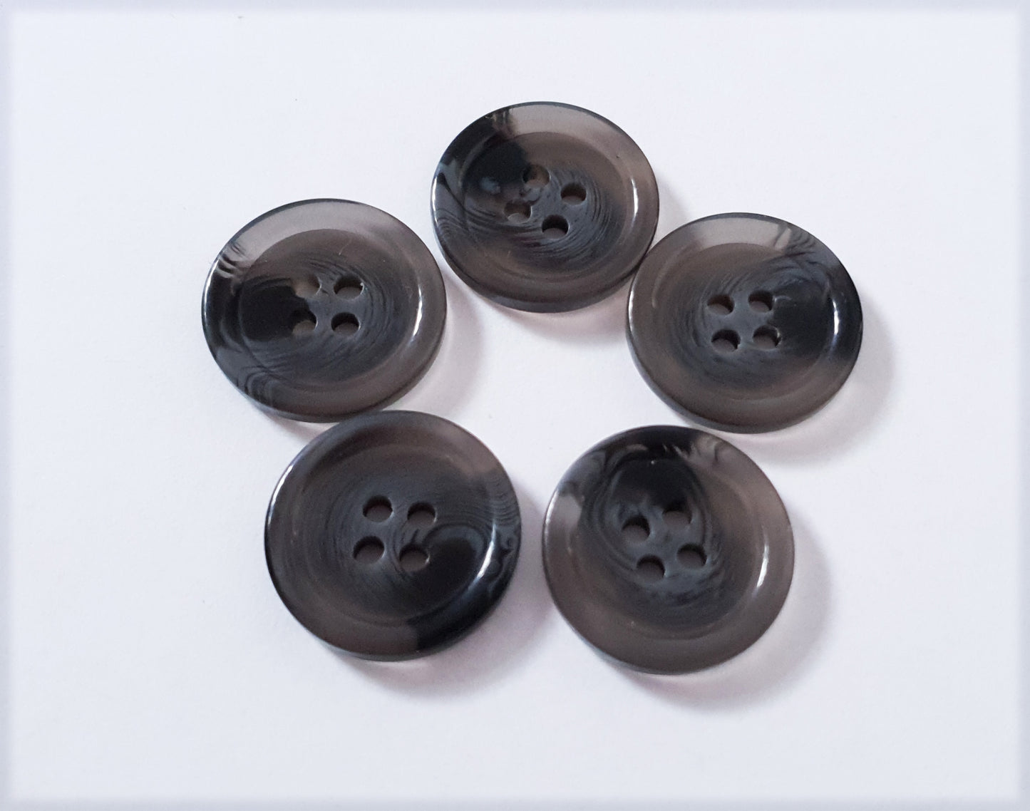 MOSAIC GREY / 15-25mm / Resin Buttons / Sewing Buttons