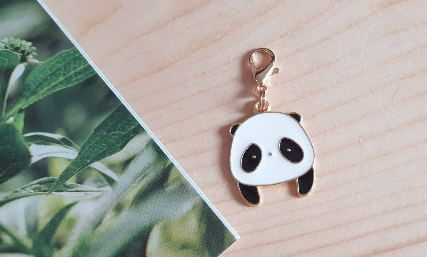PANDA / Planner Charm / Journal Charm / Zipper Pull / Bookmark Charm / Planner accessories