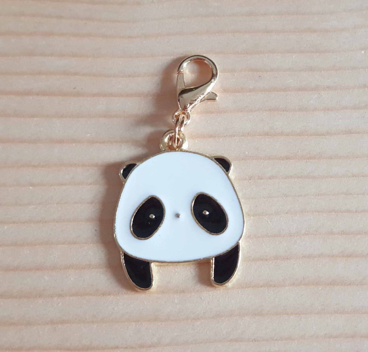 PANDA / Planner Charm / Journal Charm / Zipper Pull / Bookmark Charm / Planner accessories