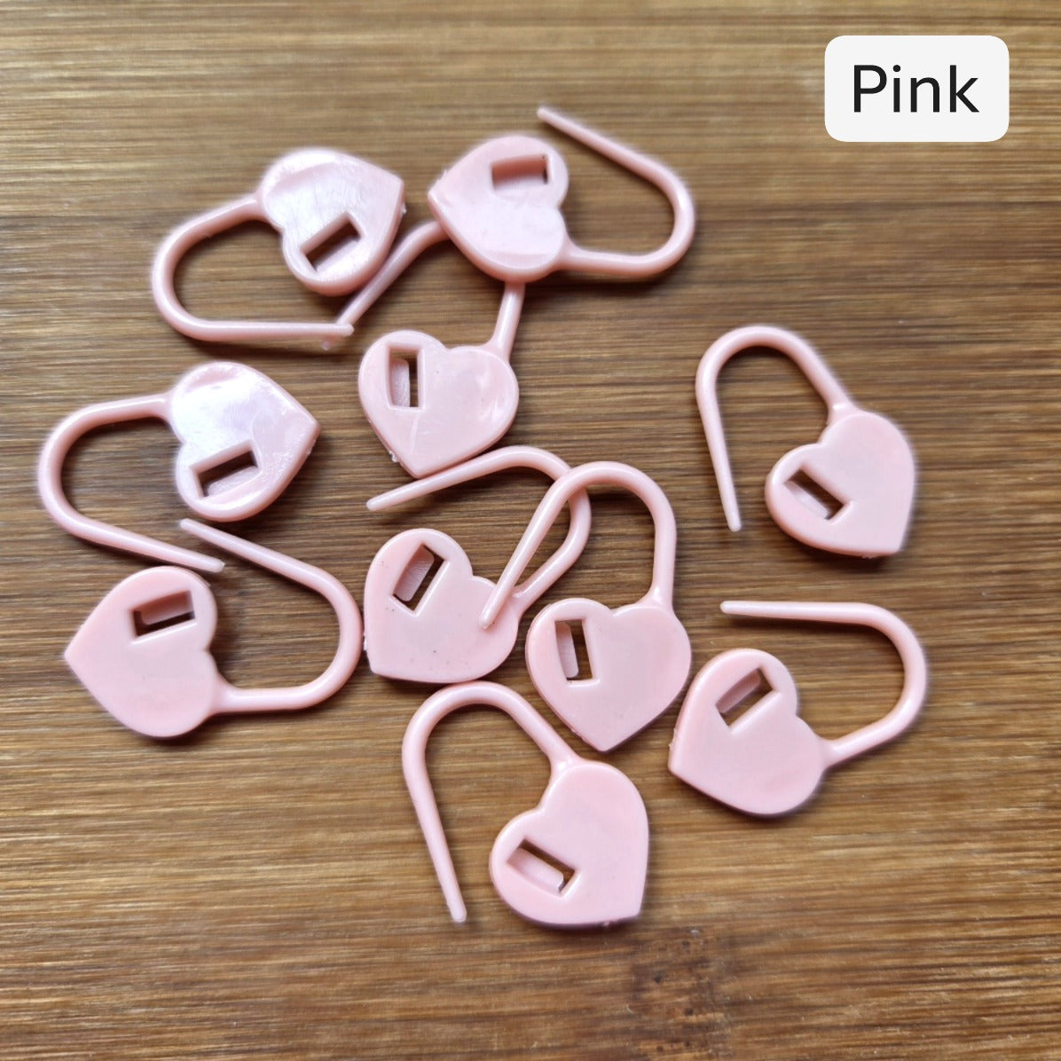 Heart Stitch Markers - 10 pcs - Knitting Stitch Markers / Crochet Stitch Markets