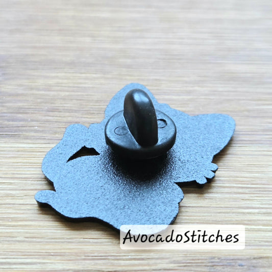 PURRFECT SKEIN / Knitter Pin / Hobby Brooches