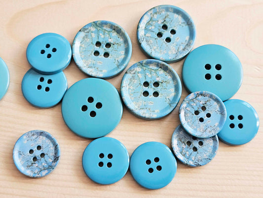 SAKURA / 22-30mm / Resin Buttons / Sewing Buttons