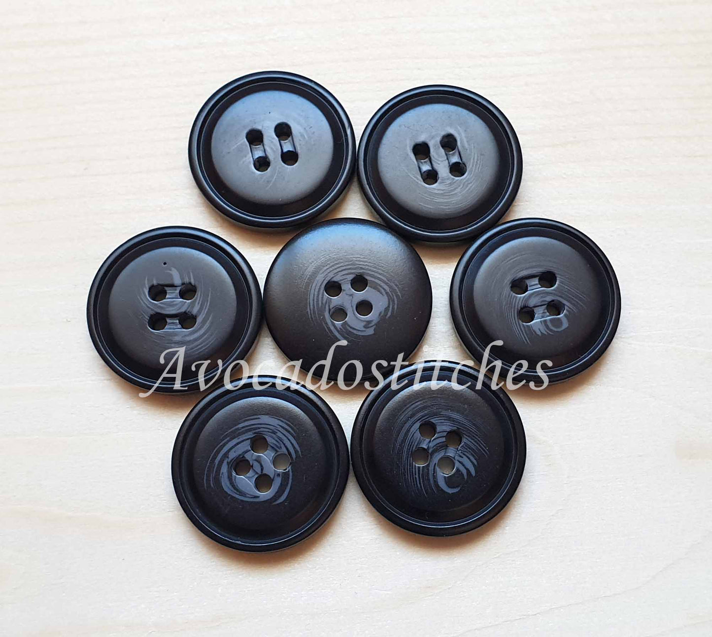 SMOKY / 15-25mm / Resin Buttons / Sewing Buttons