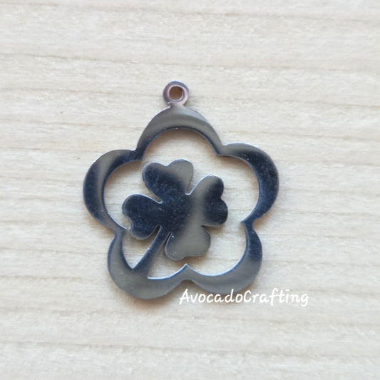 Botanicals Series / Stainless Steel / 4 pieces / Jewelry Making