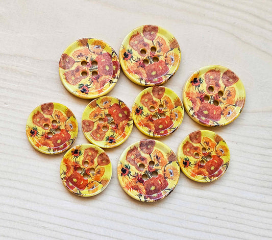 SUMMER BREEZE / 22-30mm / Resin Buttons / Sewing Buttons