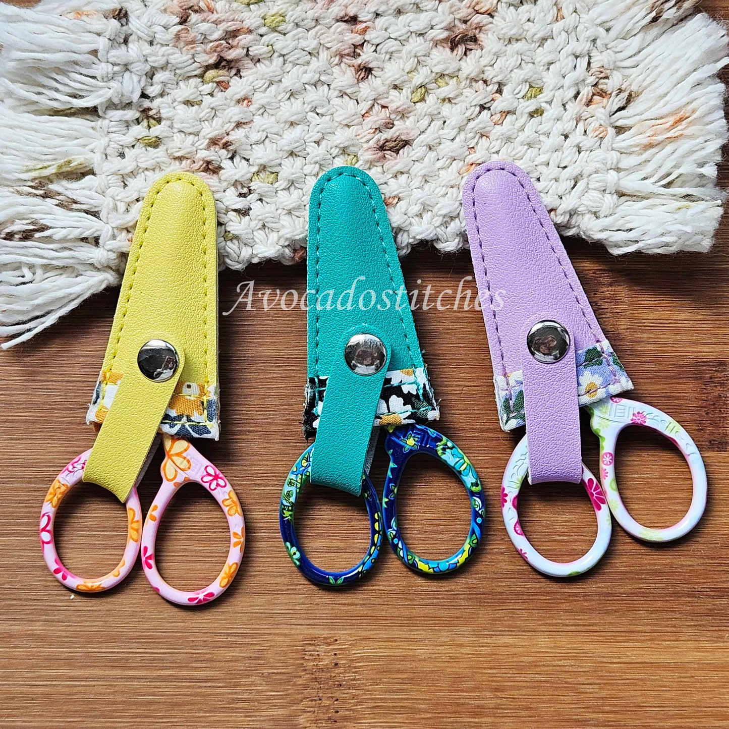 SCISSORS IN BLOOM / Yarn Scissors / Knitting Crochet Sewing Crafting Notions Tools