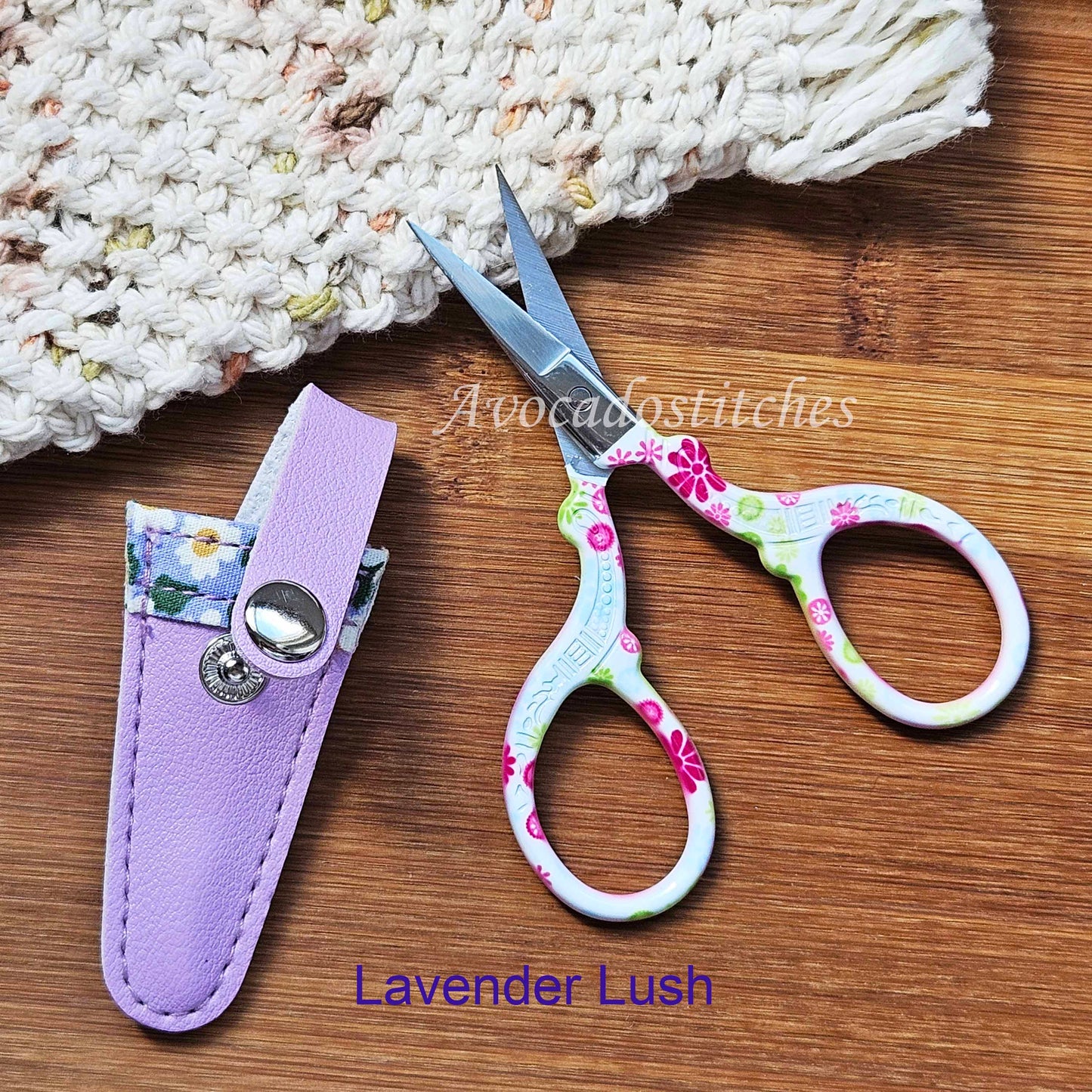 SCISSORS IN BLOOM / Yarn Scissors / Knitting Crochet Sewing Crafting Notions Tools