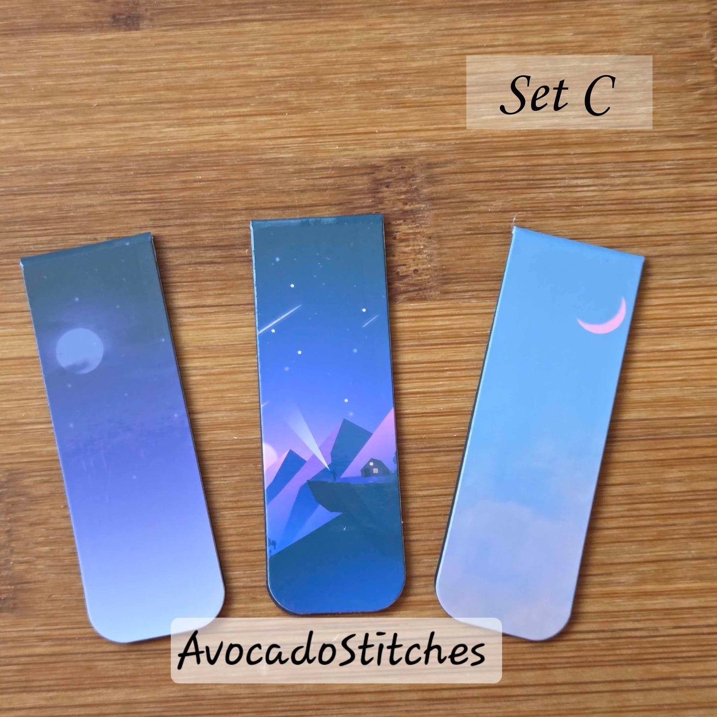 SERENITY NIGHT – 3 Pieces / Magnetic Bookmarks (exclusive)