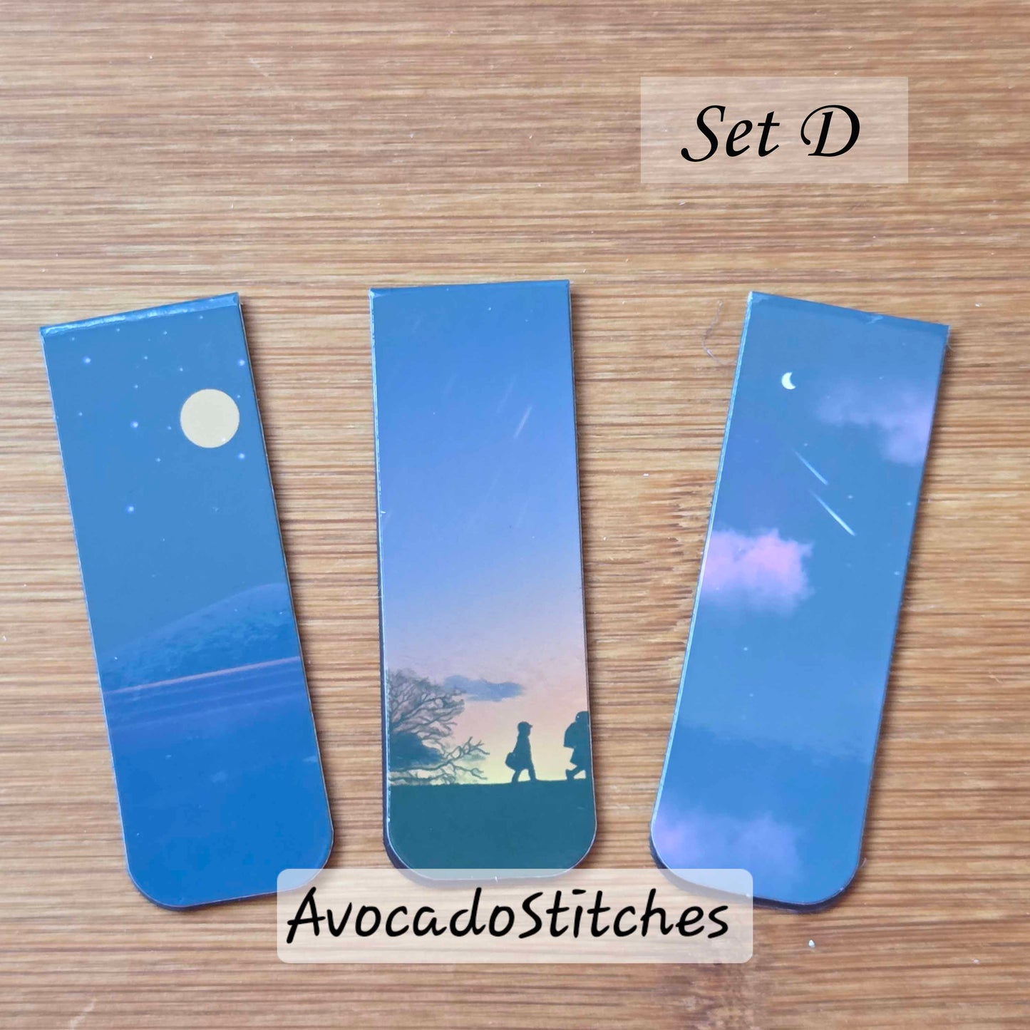 SERENITY NIGHT – 3 Pieces / Magnetic Bookmarks (exclusive)