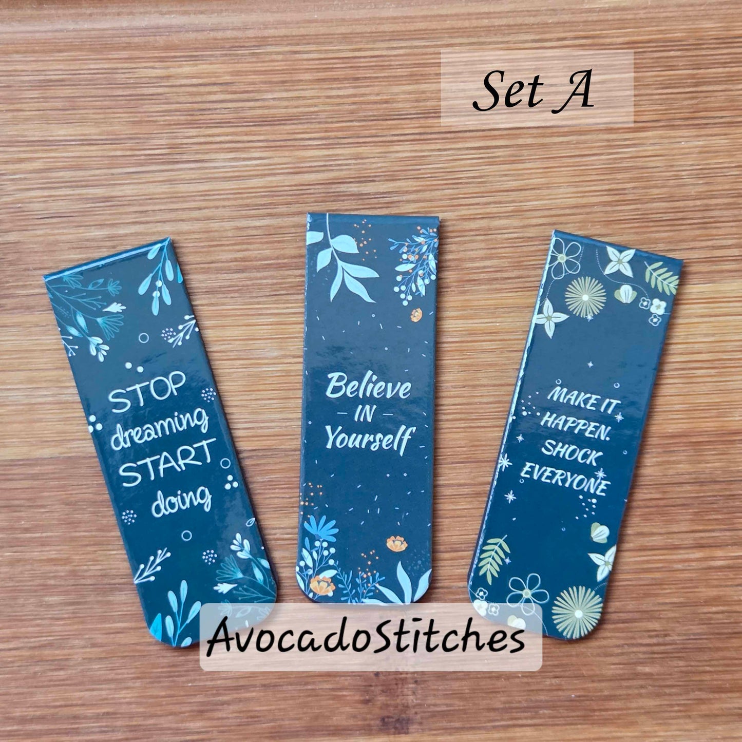 SHINE YOUR LIGHT – 3 Pieces / Magnetic Bookmarks (exclusive)