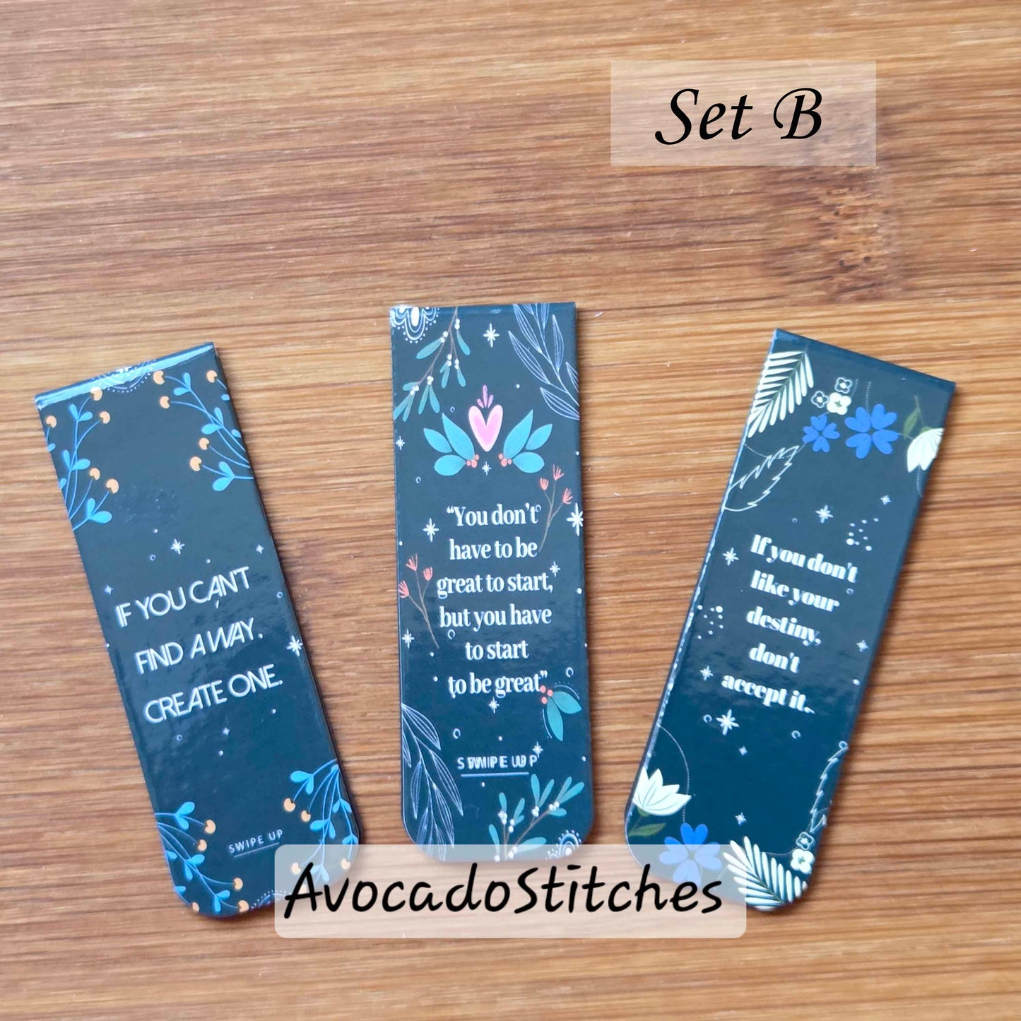 SHINE YOUR LIGHT – 3 Pieces / Magnetic Bookmarks (exclusive)