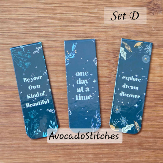 SHINE YOUR LIGHT – 3 Pieces / Magnetic Bookmarks (exclusive)