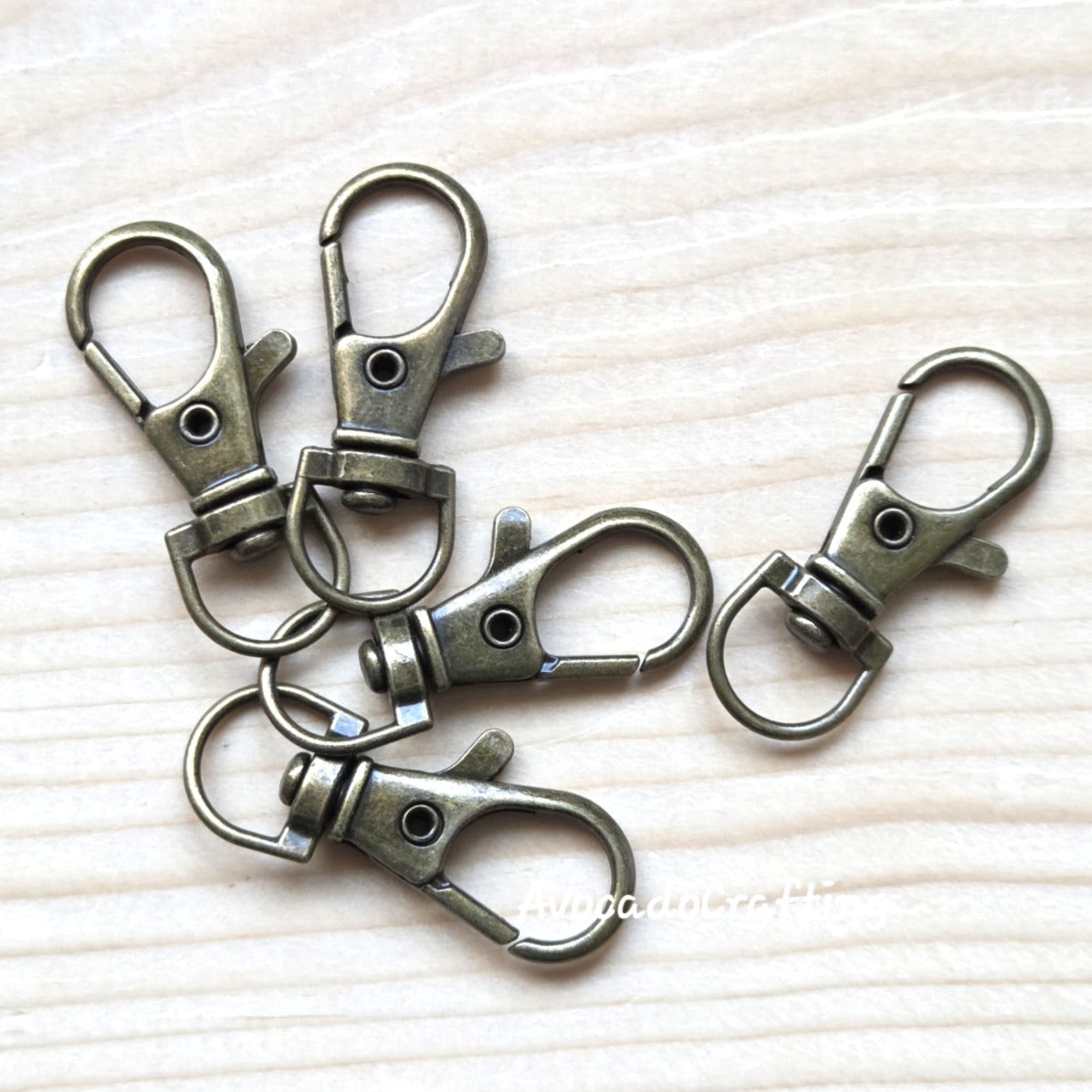 5/10pcs // Bronze Swivel Claps / 36*15mm / Zinc Alloy / Jewelry Making