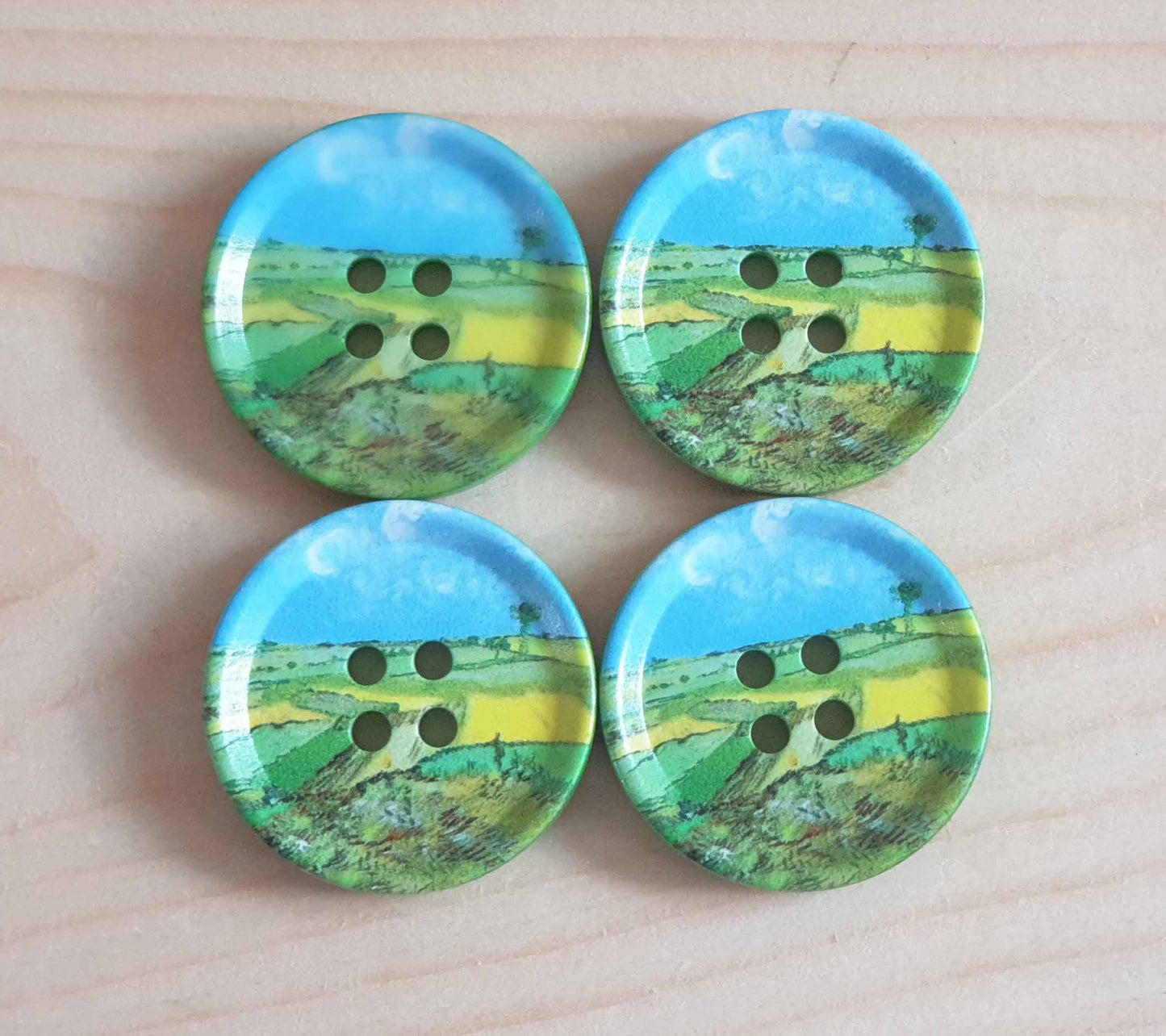 THE PRAIRIES / 22-30 mm / Resin Buttons / Sewing Buttons