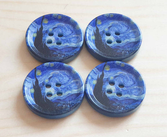 THE GHOST TOWN / 22-34mm / Resin Buttons / Sewing Buttons