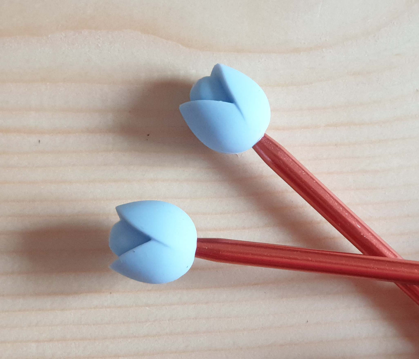TULIP STITCH STOPPERS / Knitting Needle Stoppers / Point Protection / Notions