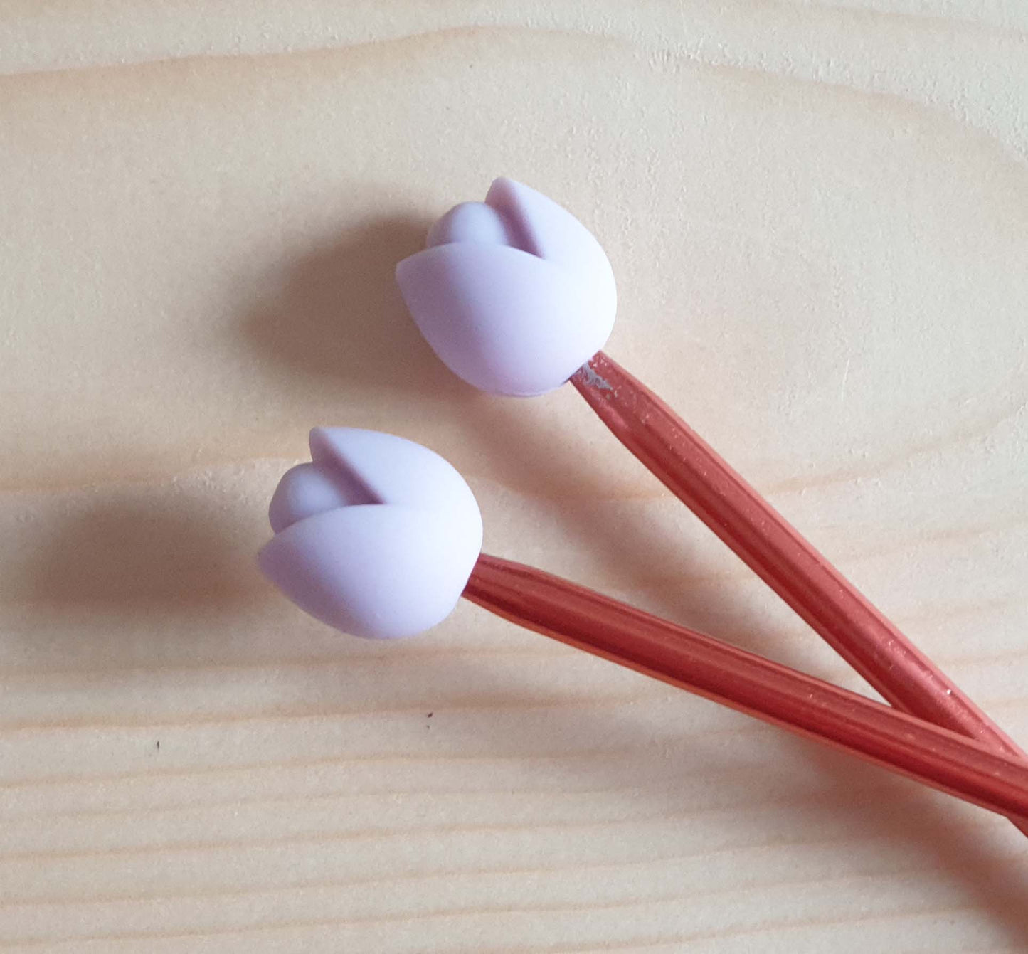 TULIP STITCH STOPPERS / Knitting Needle Stoppers / Point Protection / Notions