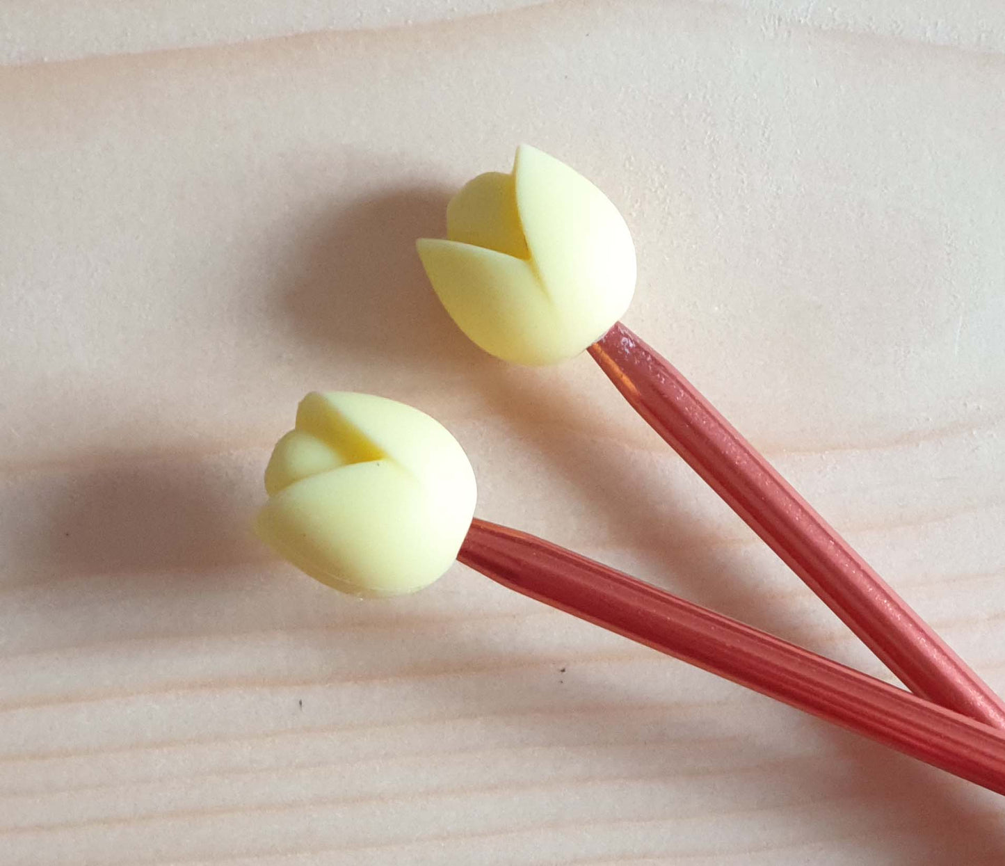 TULIP STITCH STOPPERS / Knitting Needle Stoppers / Point Protection / Notions