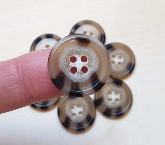 VINTAGE LEOPARD / 15-28mm / Resin Buttons / Sewing Buttons