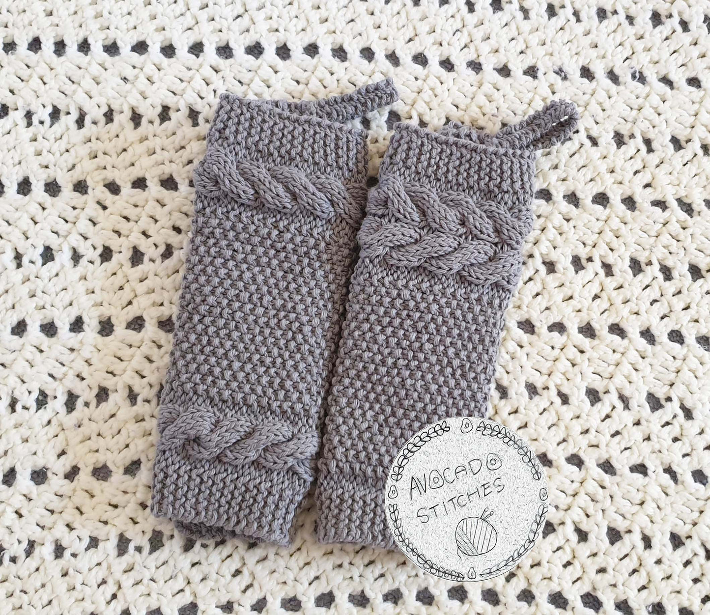 FLORA & FLORENCE WASHCLOTHS (Digital Knitting Pattern) / Simple Knitting Pattern / Digital Knitting Pattern
